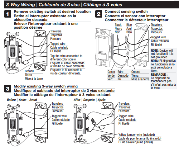 Occupancy Sensor Wiring Diagram Way