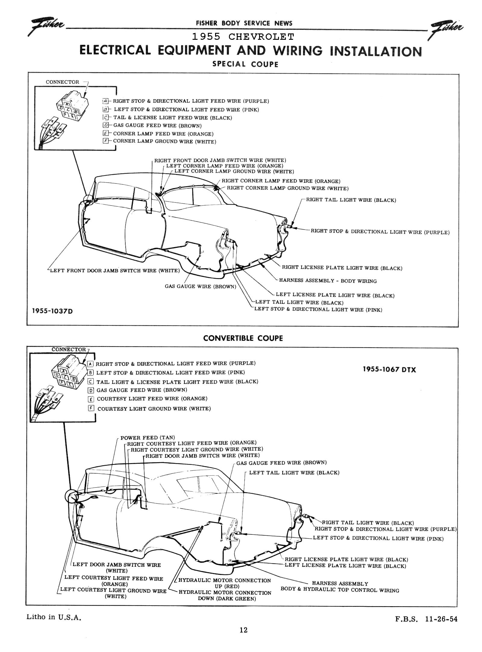 1955 Chevy Turn Signal Wiring Diagram