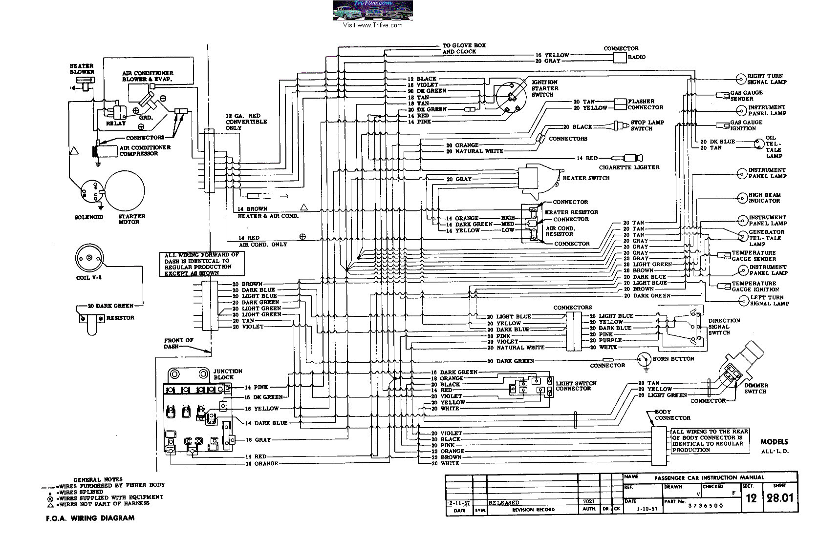 1955 Chevy Turn Signal Wiring Diagram Sample