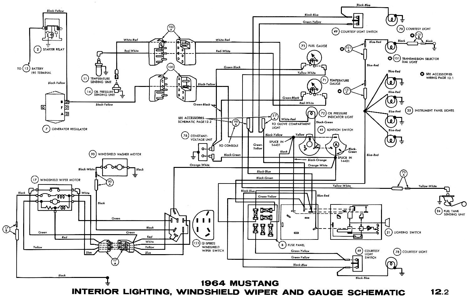 1965 Mustang Ignition Switch Wiring Diagram Download - Wiring Diagram