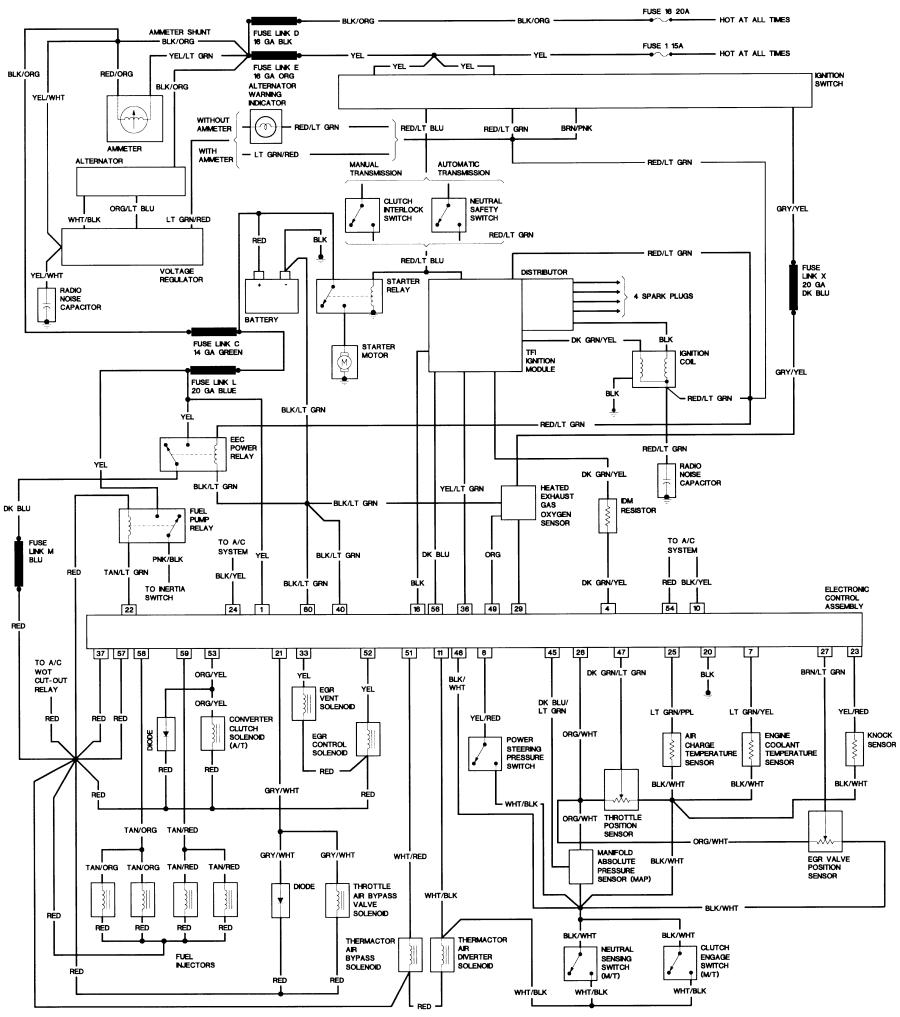 1987 ford f150 wiring diagram Download-Bronco II Wiring Diagrams 6-k