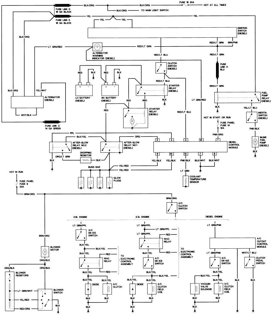 1994 F150 Radio Wiring Diagram 1994 Ford f150 wiring schematic We