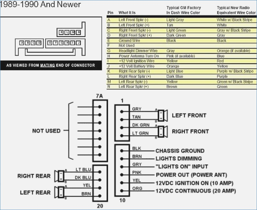 Chevy Radio Wiring Diagram