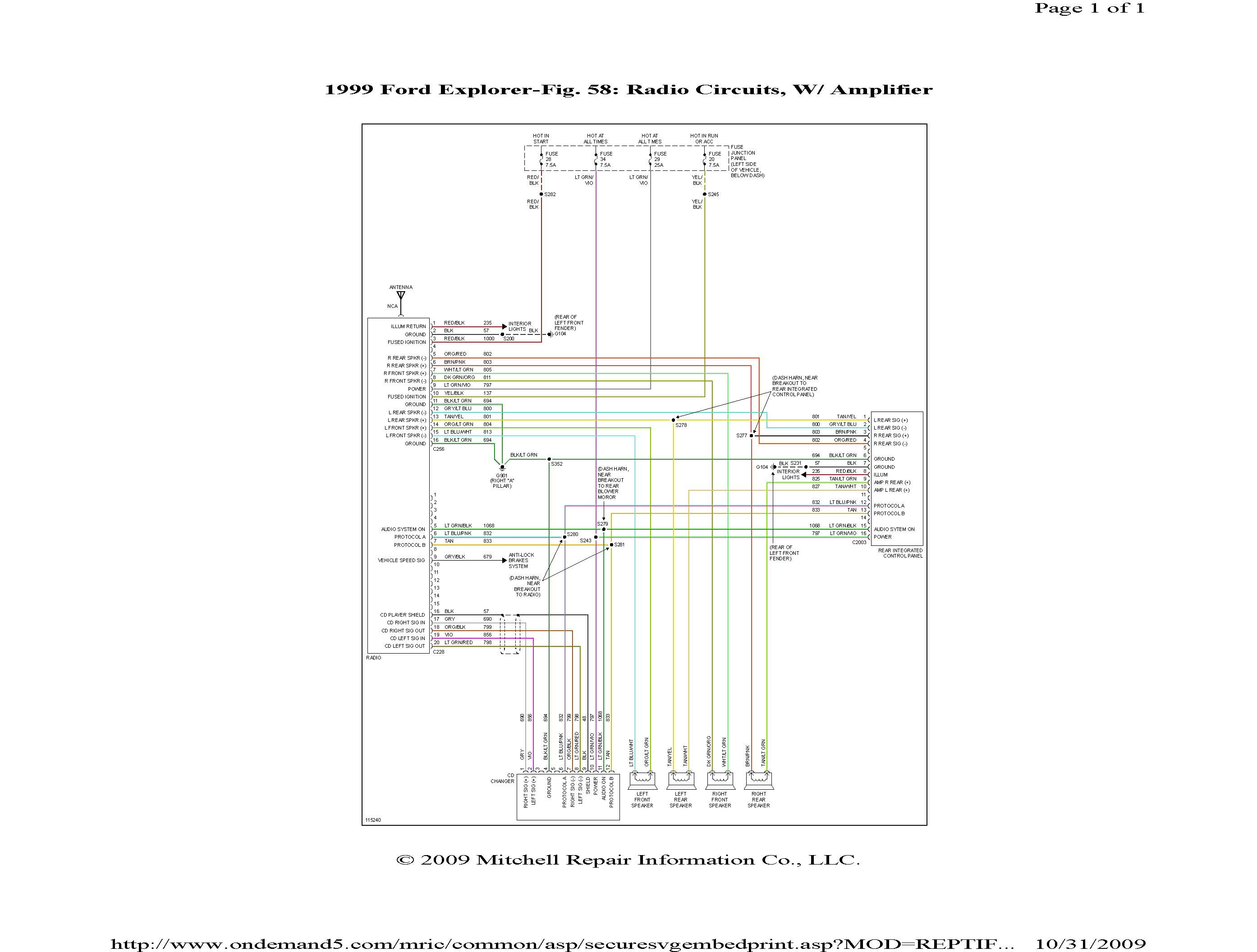 1999 Ford F250 Super Duty Radio Wiring Diagram Collection