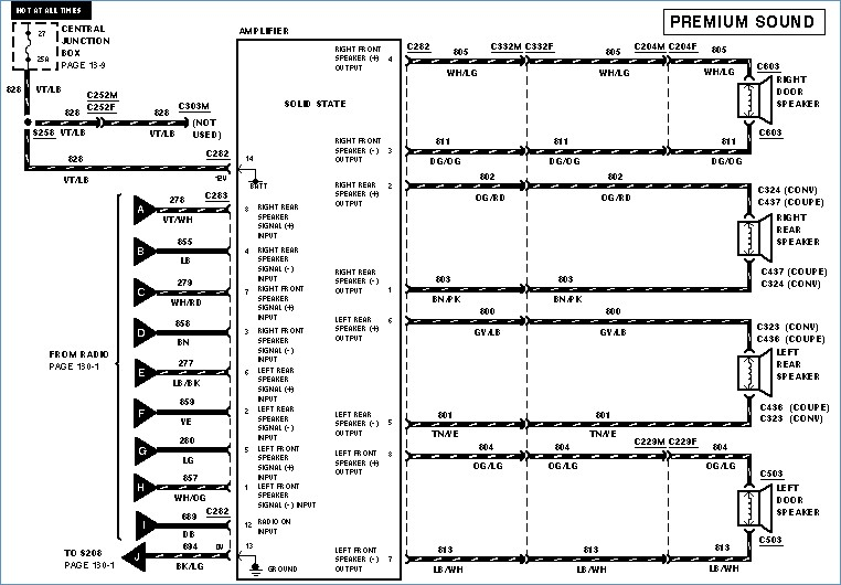 2006 Honda Odyssey Radio Wiring Diagram Collection ... 2000 mustang radio wiring diagram 