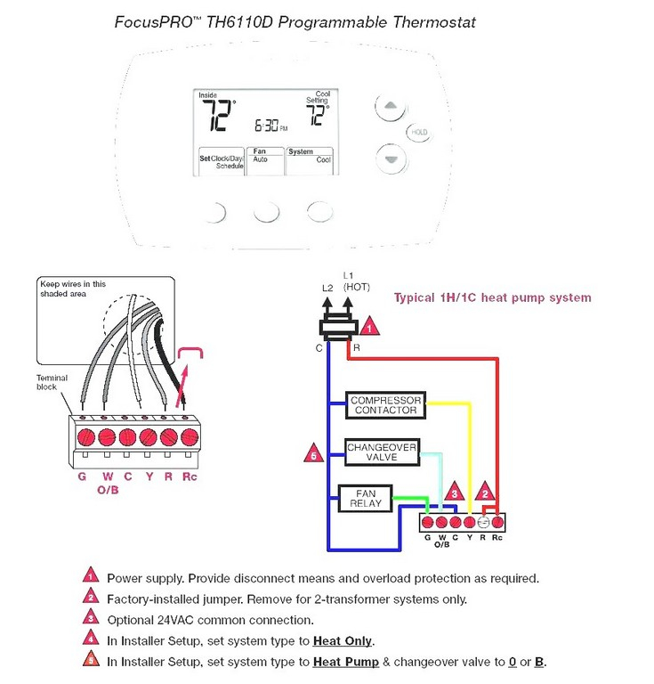 Furnace 2 Wire Thermostat Install