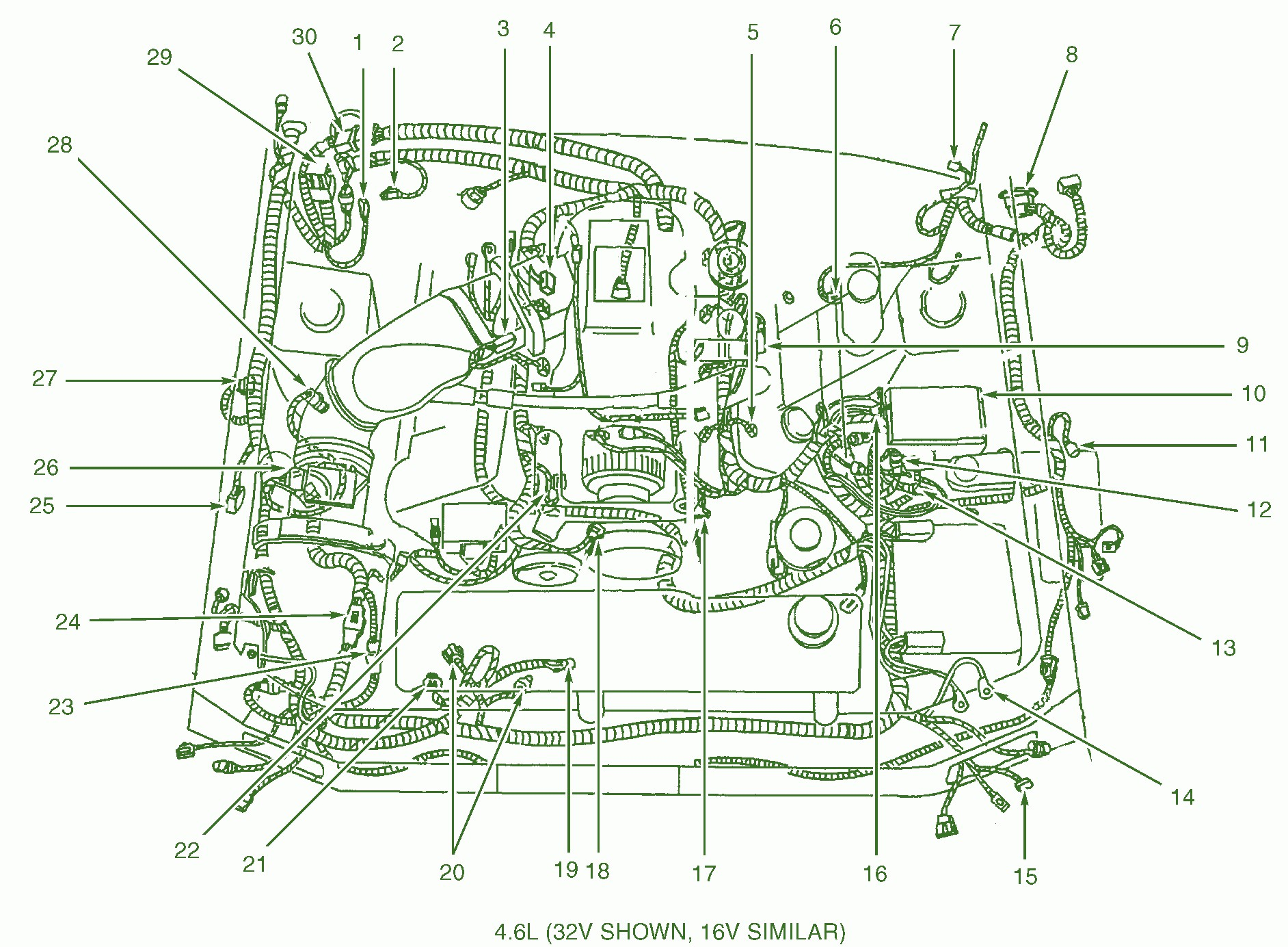 2000 Mustang Wiring Harnes - Wiring Diagram