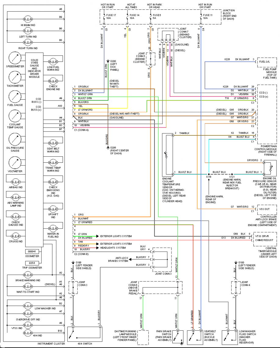 2001 Dodge Ram Pcm Wiring Diagram