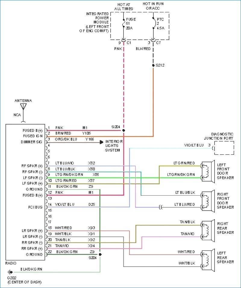 2005 Dodge 2500 Radio Wiring