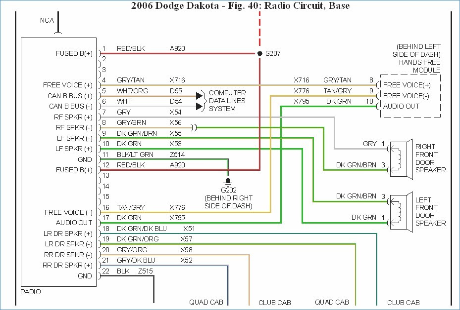 2003 Dodge Dakota Radio Wiring Diagram Collection - Wiring Diagram Sample