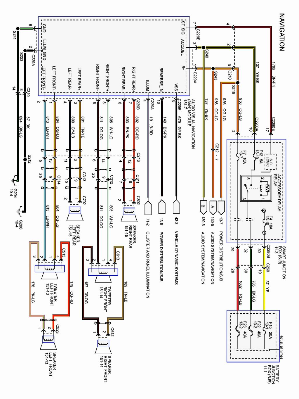 2003 ford explorer radio wiring diagram speakers