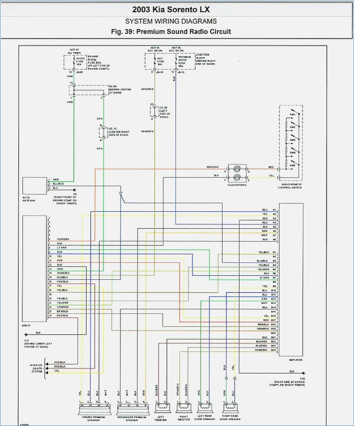 2003 kia spectra radio wiring diagram