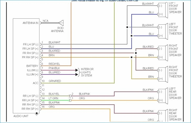 I Am Looking For The Radio And Speaker Wiring Diagram For A