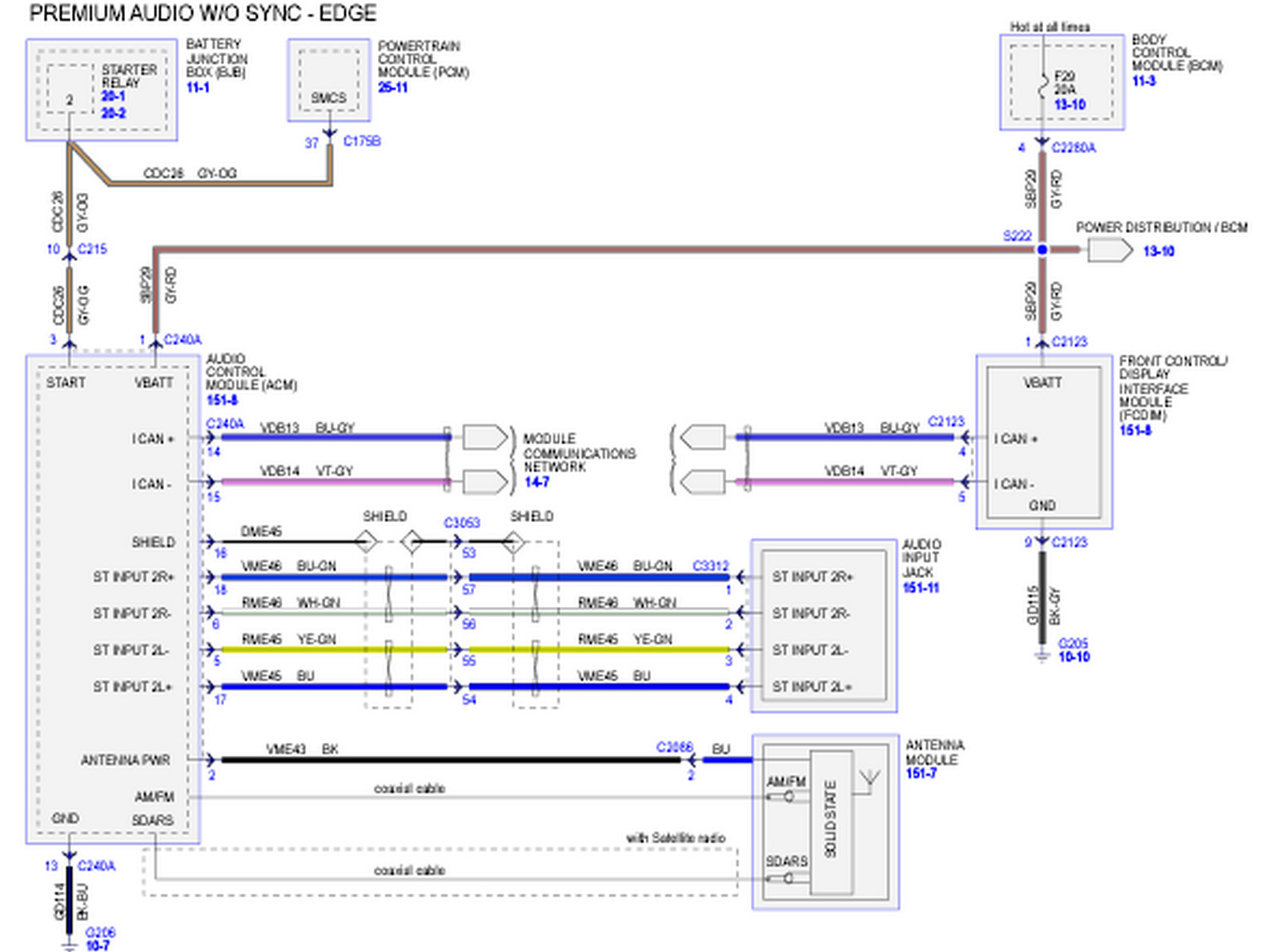 2017 Ford Fusion Stereo Wiring Diagram - Wiring Diagram