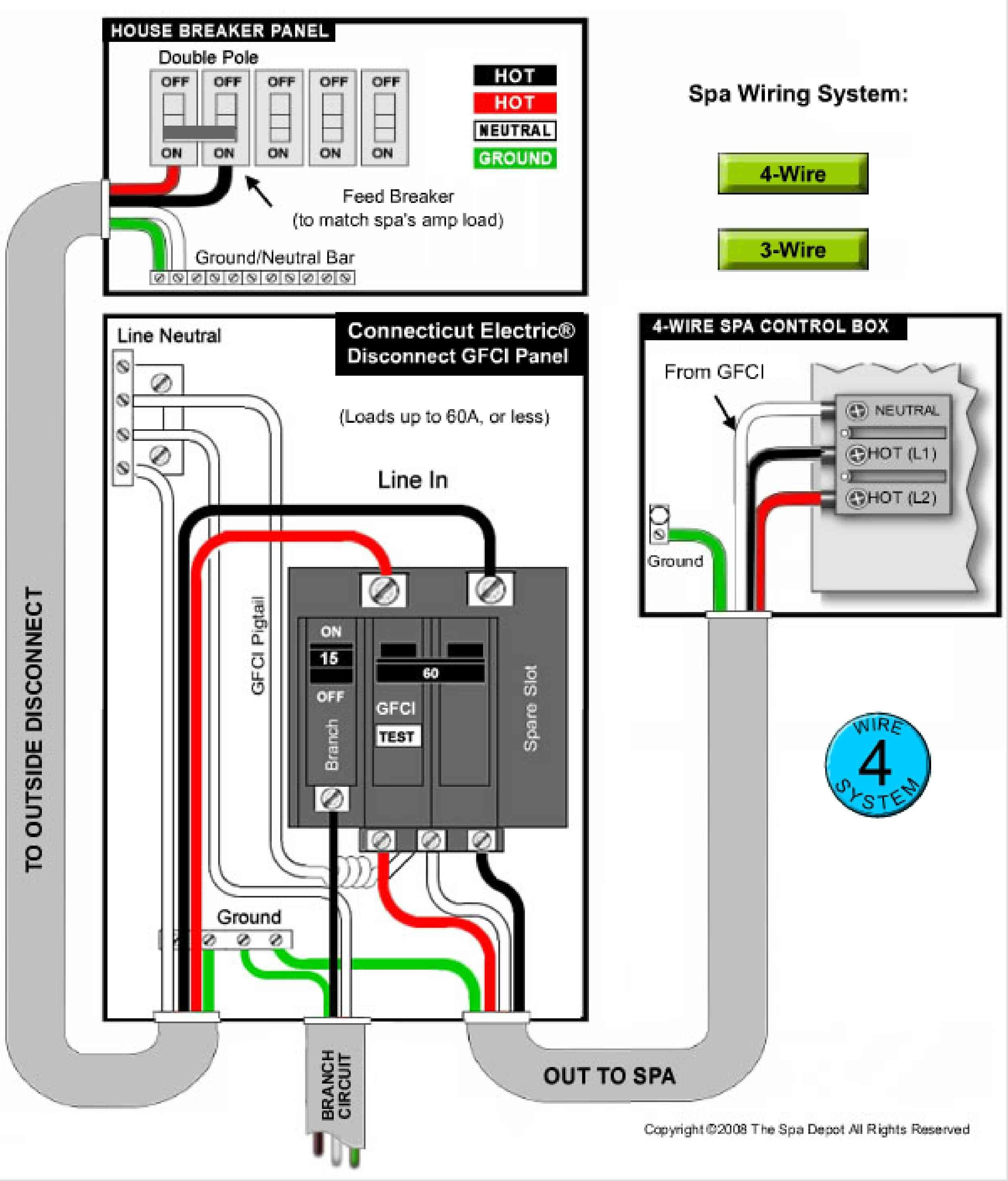 220v Hot Tub Wiring Diagram Gallery