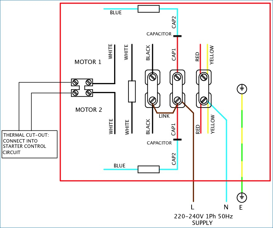 10 hp single phase motor used