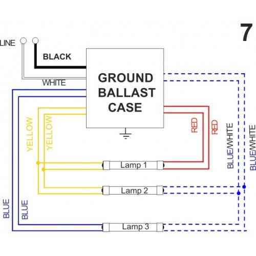 3 Bulb Ballast Wiring Diagram Sample - Wiring Diagram Sample