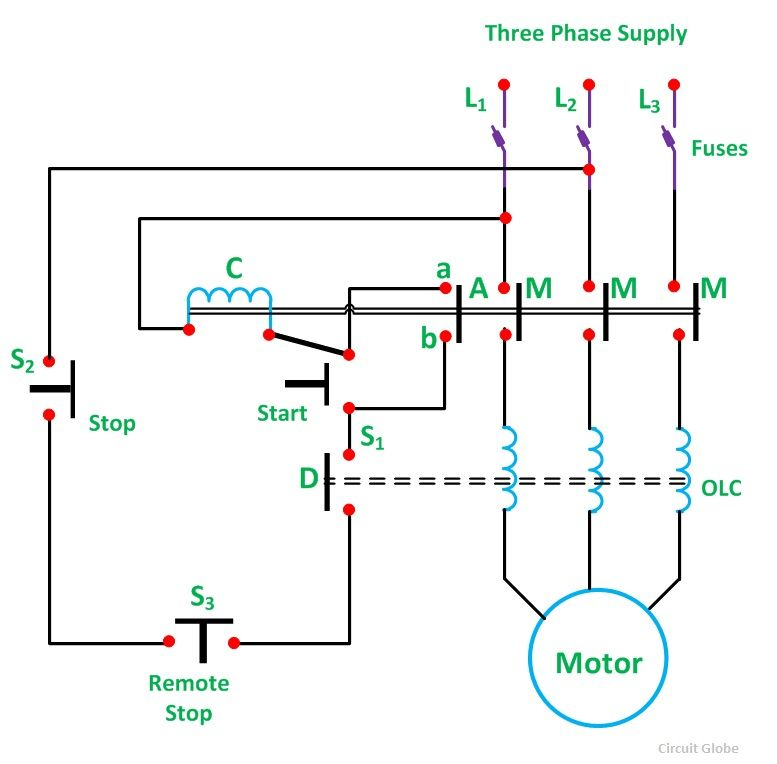 3 Phase Electric Motor Wiring Diagram 