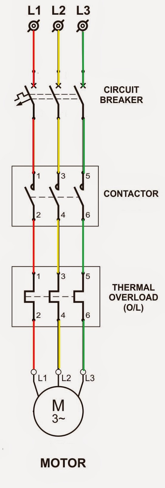 Wiring Diagram For Motor Starter 3 Phase 9105