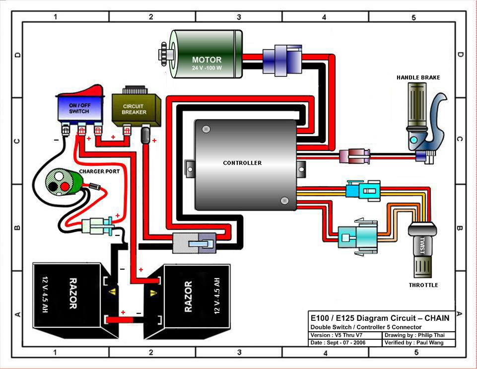 36 Volt Electric Scooter Wiring Diagram Gallery Wiring Diagram Sample