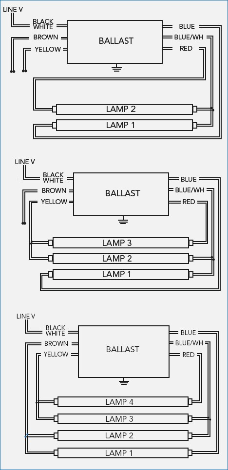 4 Lamp T5 Ballast Wiring Diagram - General Wiring Diagram