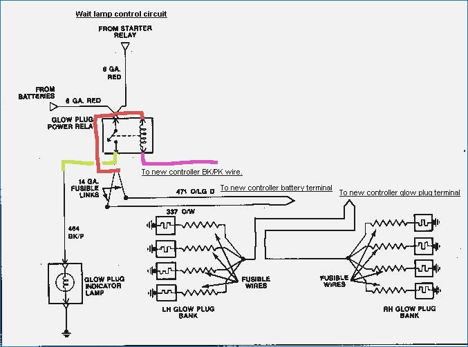 7 3 Powerstroke Glow Plug Relay Wiring Diagram Sample