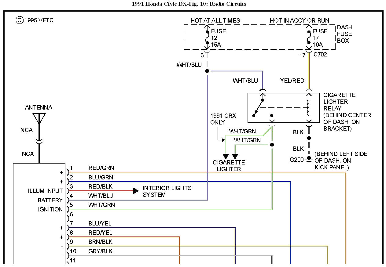 1998 Honda Accord Wiring Harnes