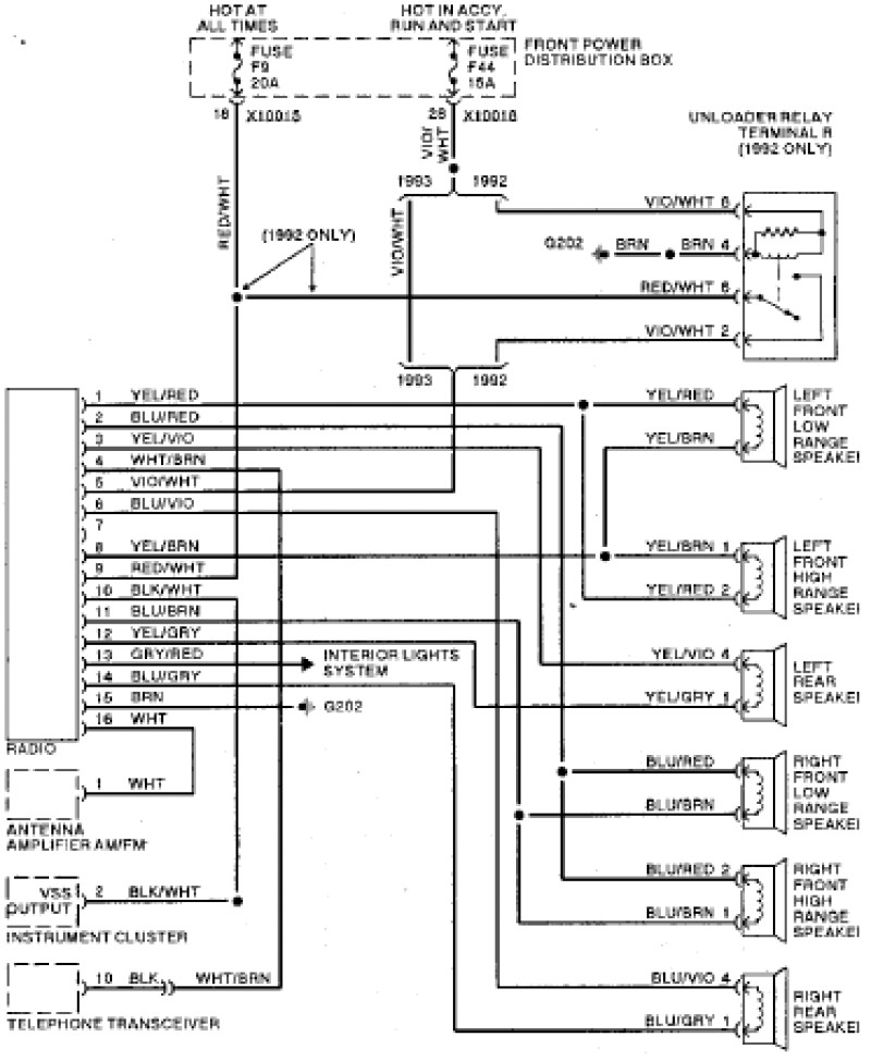 2000 Dodge Durango Radio Wire Diagram - Diagram Resource ...