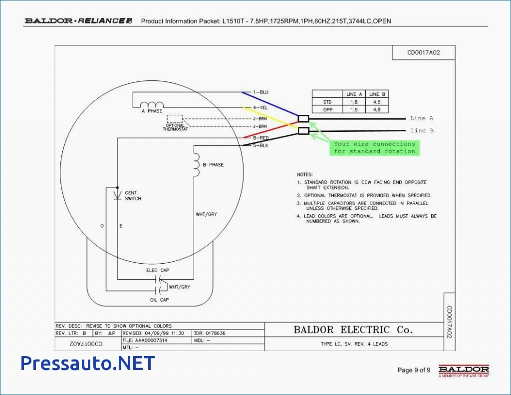 Leeson Motors Wiring Diagram - General Wiring Diagram