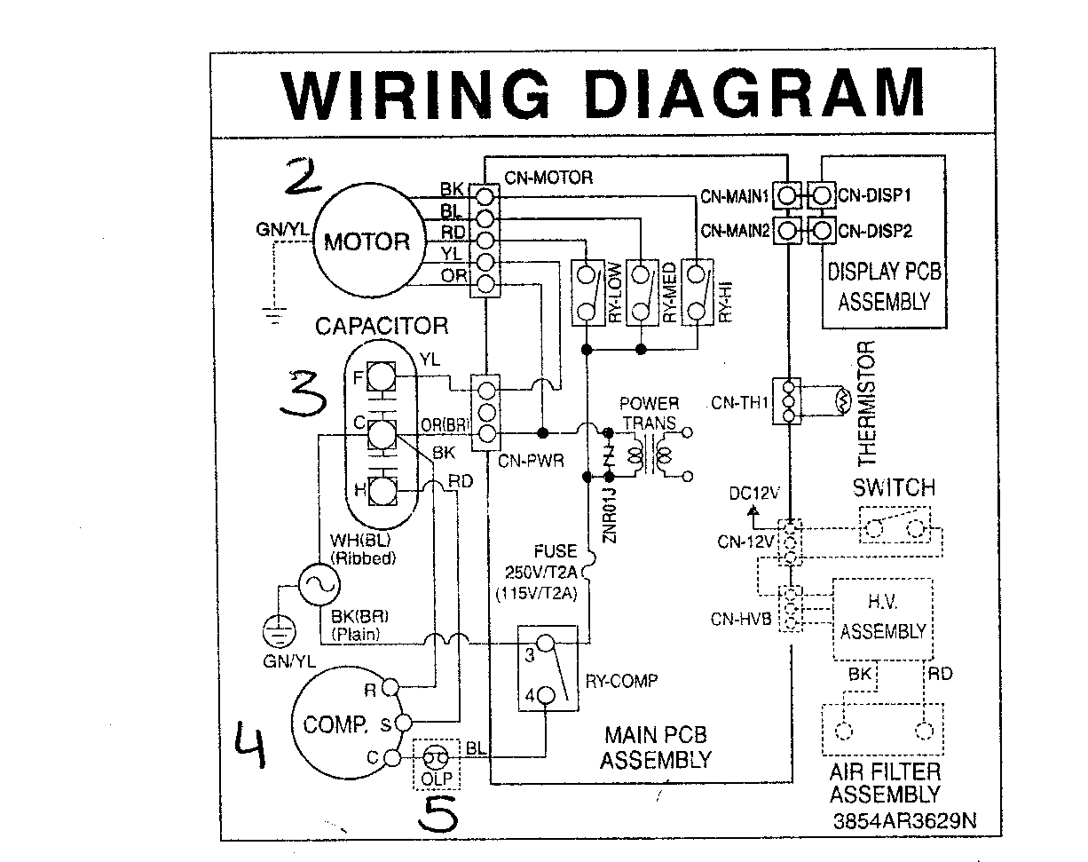 Central Air Conditioning Wiring Diagrams