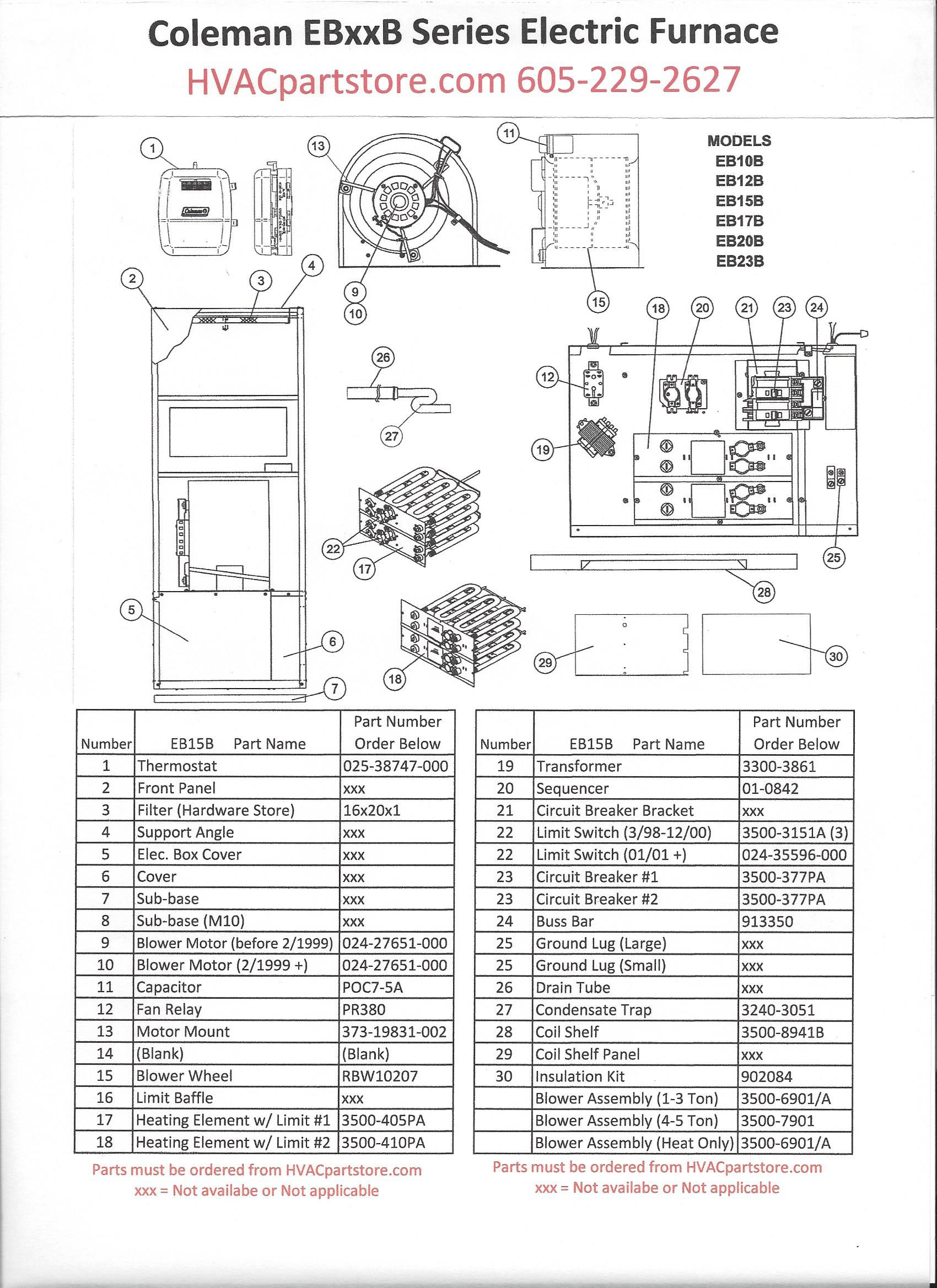 Central Electric Furnace Eb15b Wiring Diagram Download