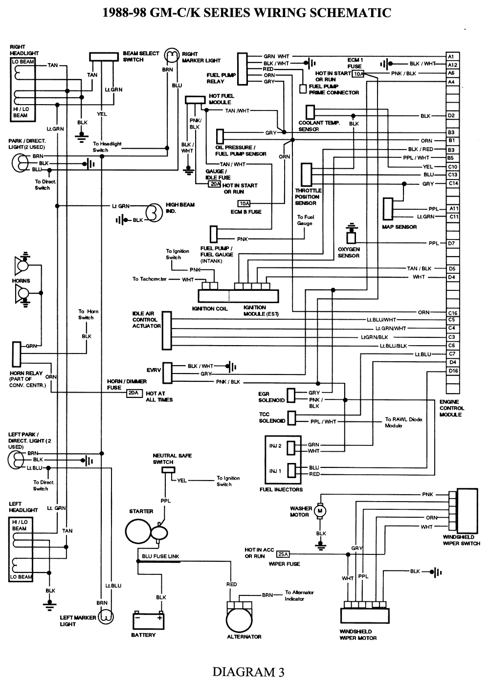 Tail Light Wiring Diagram