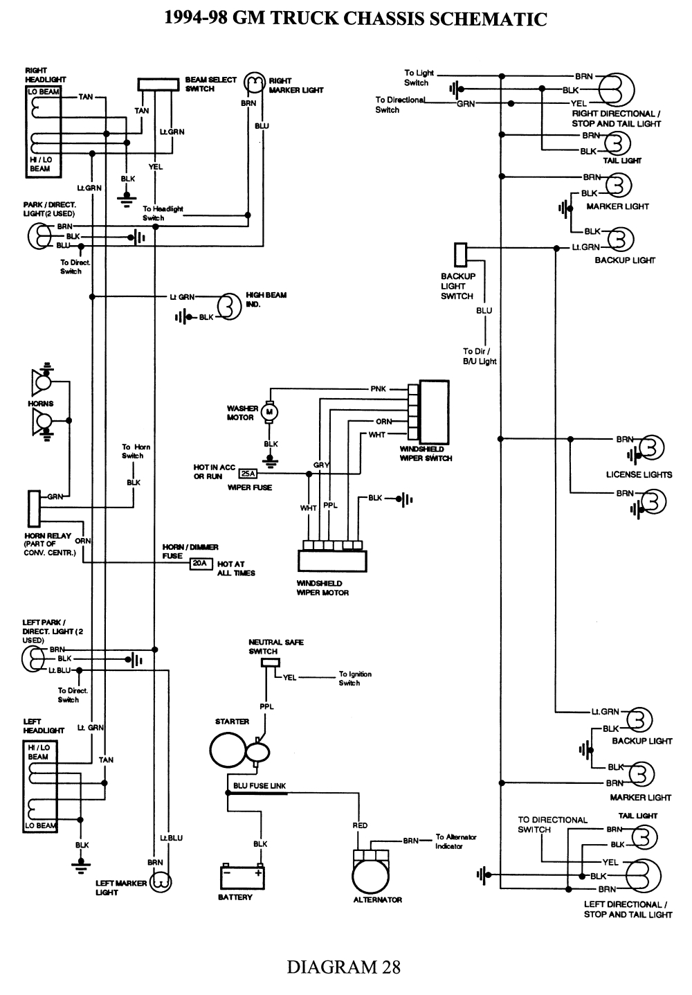 chevy silverado tail light wiring diagram Download-gmc sierra tail light wiring diagram Awesome 1995 Chevy Silverado Wiring Diagram 20 In 6 20-m