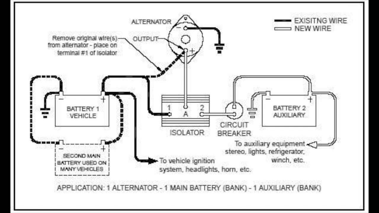 smart battery isolator wiring diagram