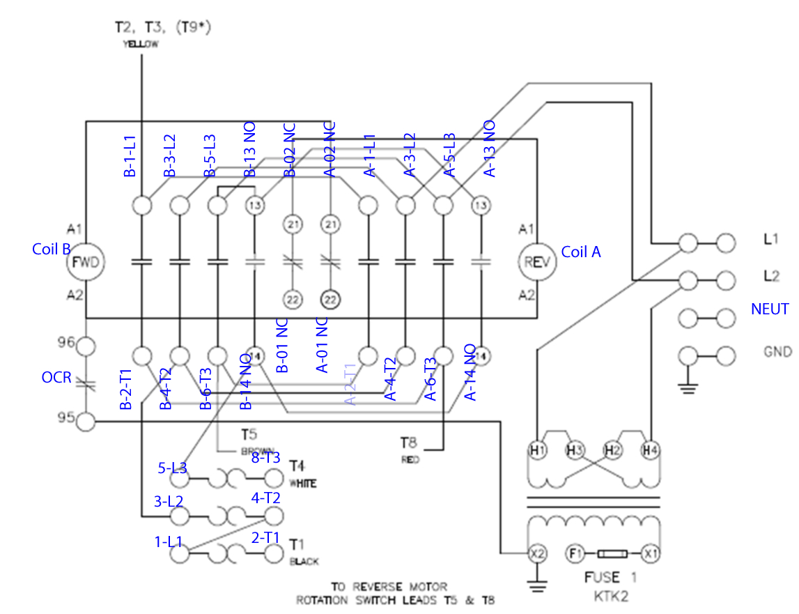 Contactor Wiring Diagram A1 A2 Collection Wiring Diagram Sample