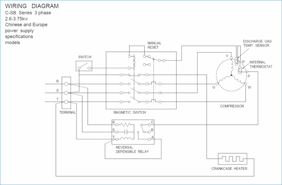 Copeland Compressor Wiring Diagram Single Phase