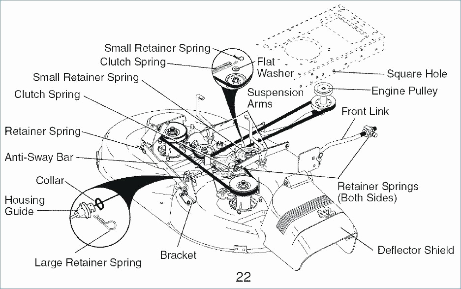 Craftsman Riding Lawn Mower Drive Belt Diagram Diagram For You