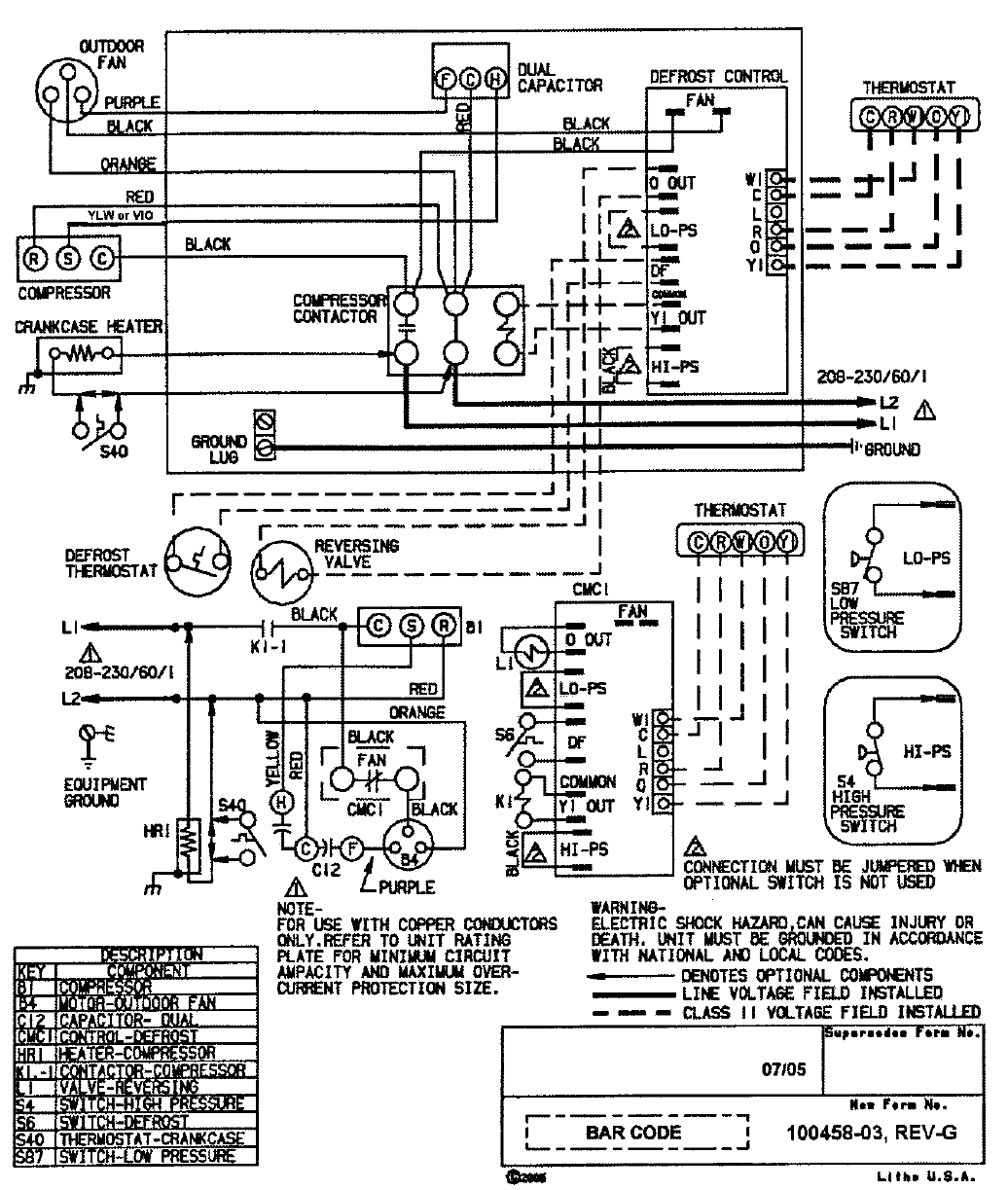 Heat Pump Low Voltage Wiring Diagram / Carrier Heat Pump Low Voltage