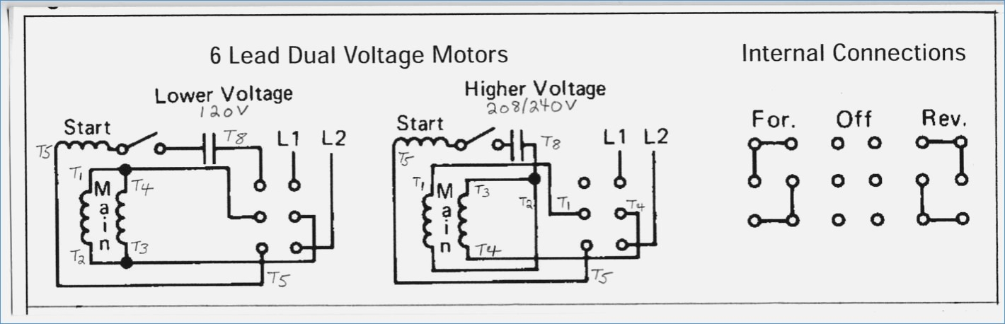 Electric Motor Wiring Diagram 220 to 110 Sample | Wiring ...