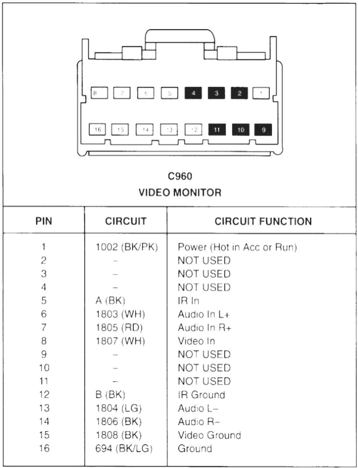 Ford Stereo Wiring Diagram Sample