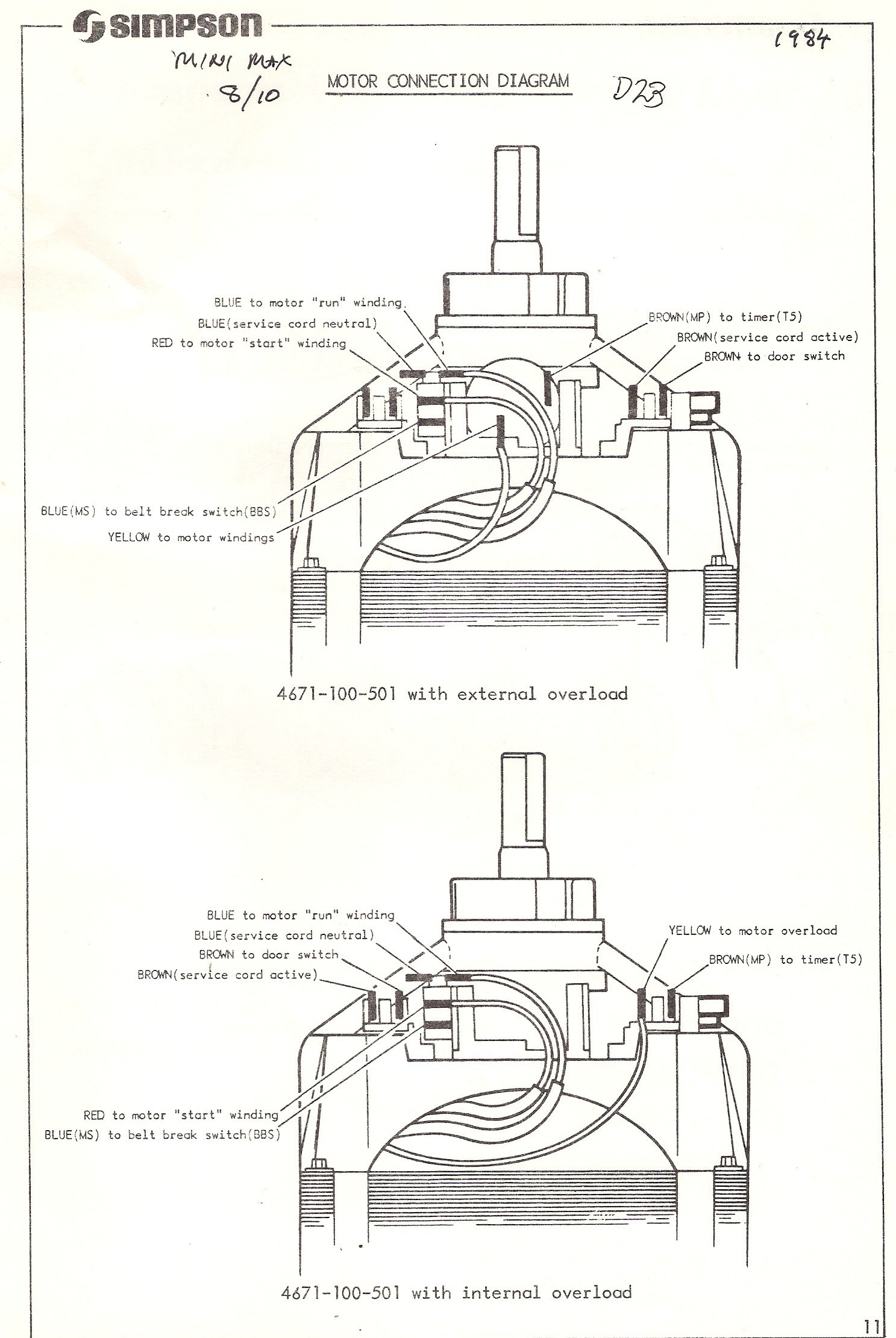 Ge Dryer Motor Wiring Diagram