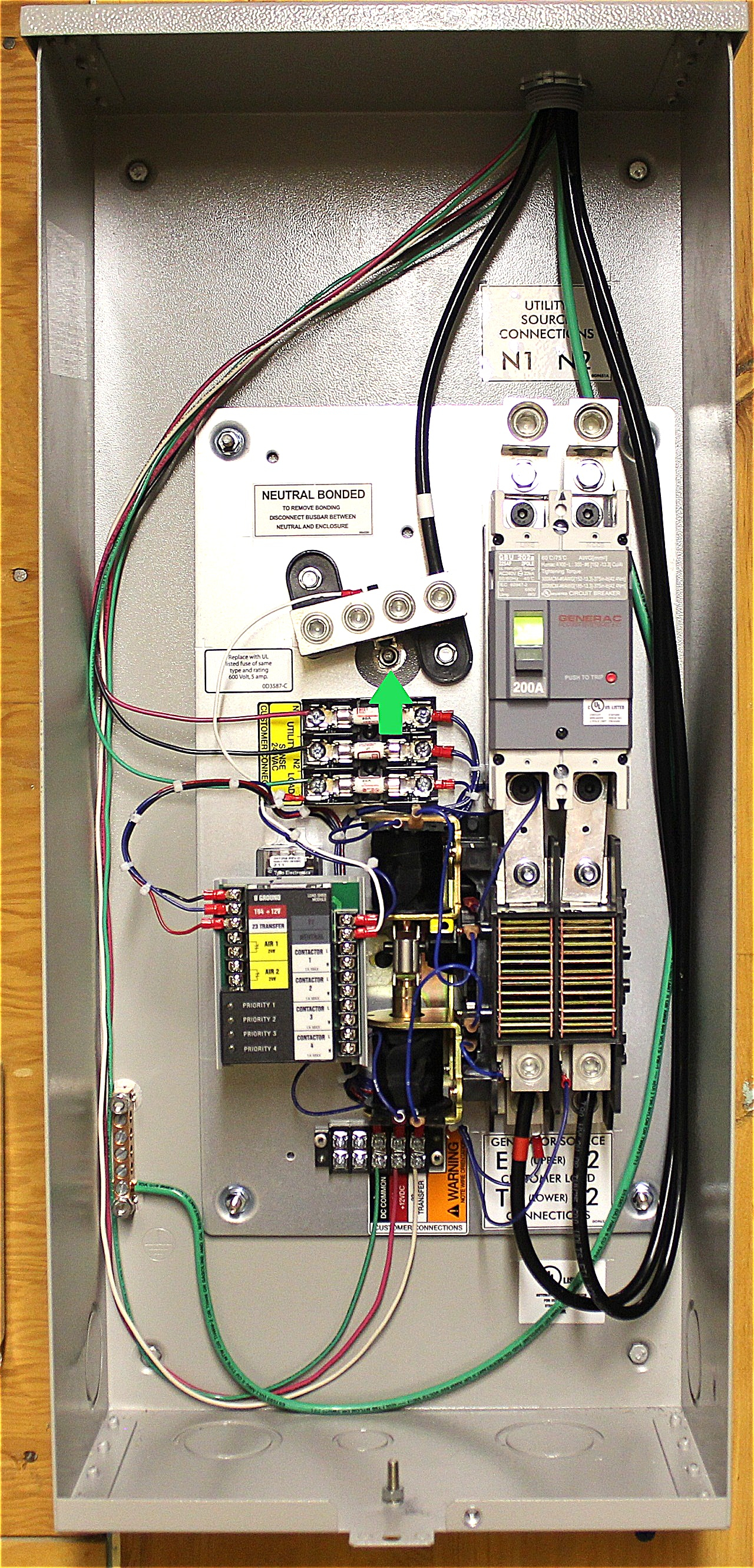 Transfer Switch Wiring Schematic