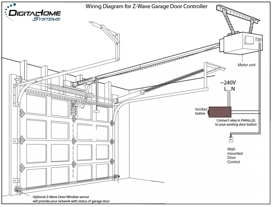 Genie Garage Door Opener Sensor Voltage | Dandk Organizer liftmaster sensor wiring diagram 