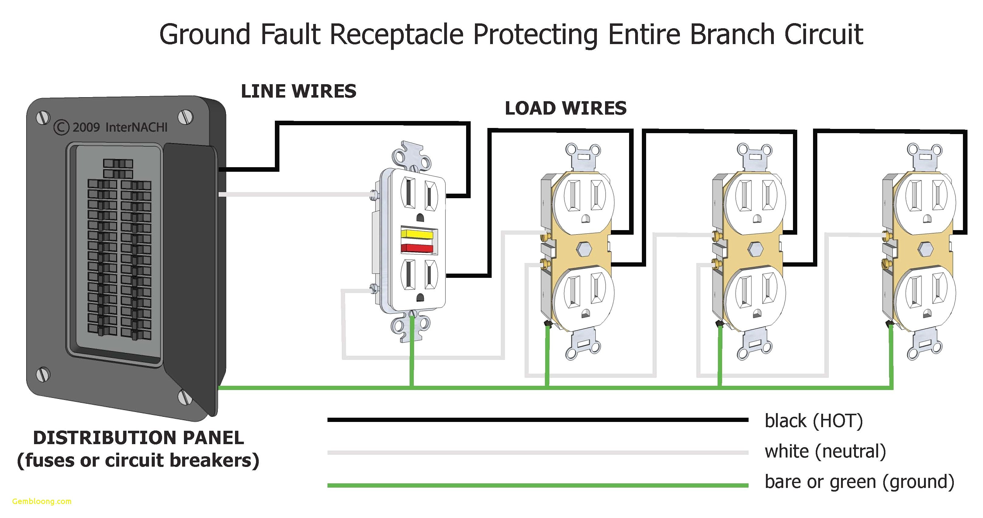 Combination Switch Wiring Diagram Gfi Schematic