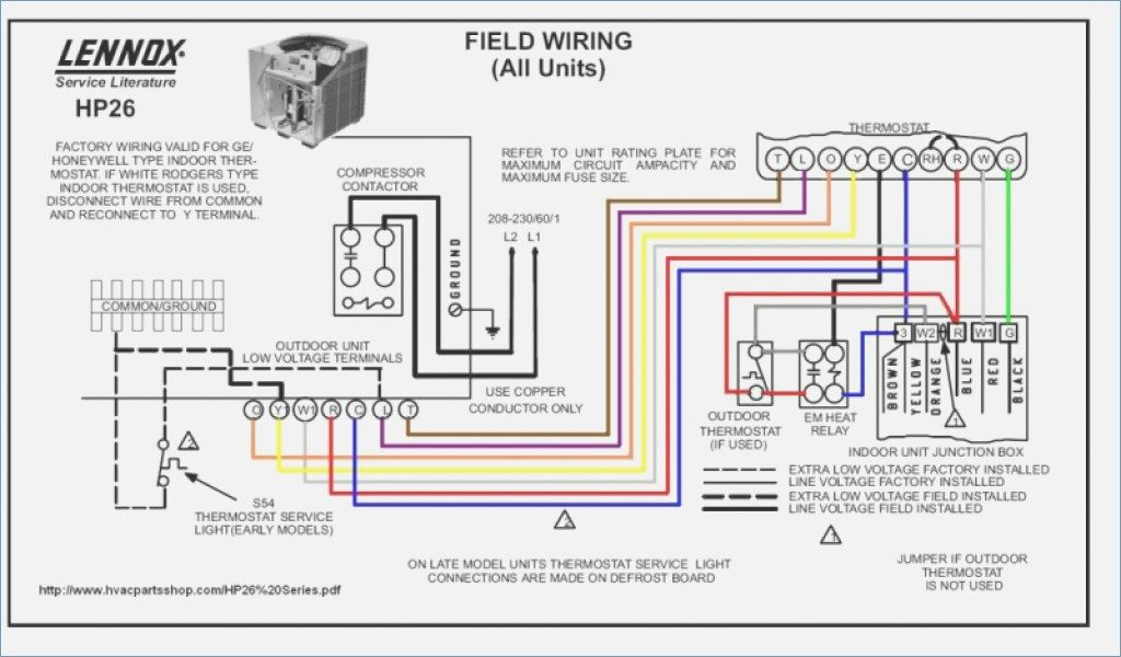 Goodman Hvac Thermostat Wiring Color Code