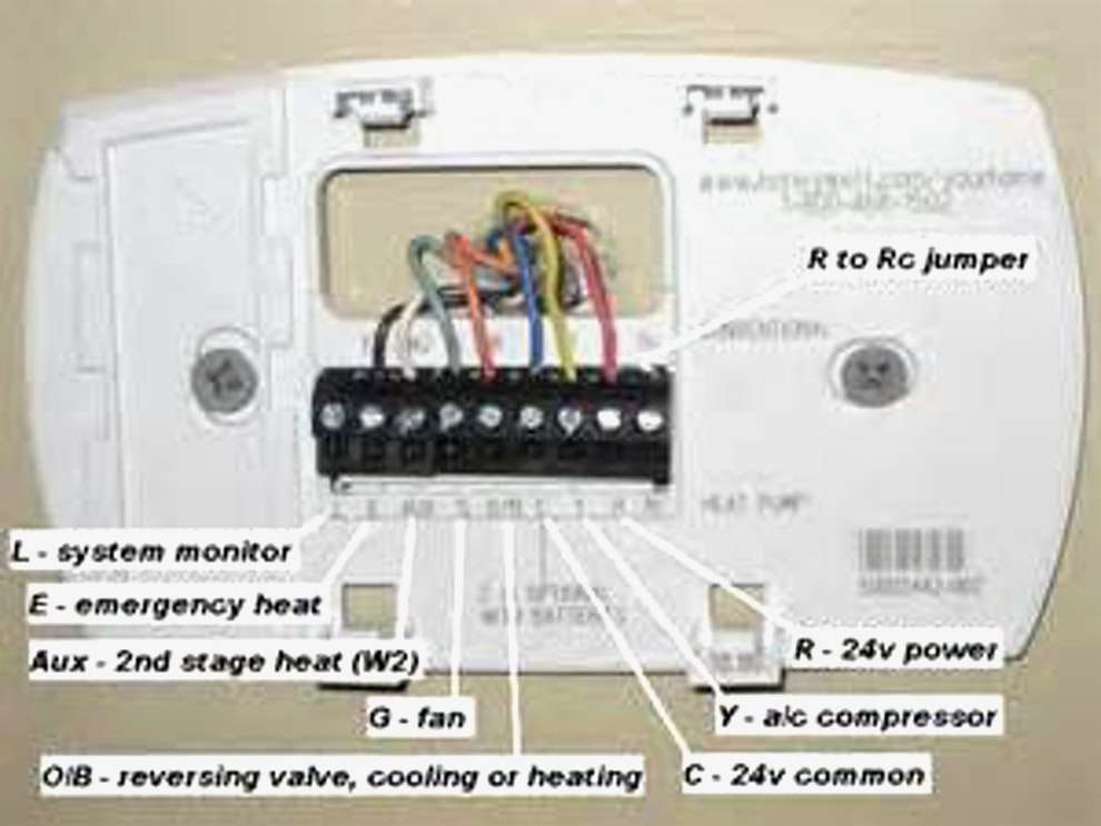 Honeywell Th5220d1003 Wiring Diagram Collection | Wiring Diagram Sample