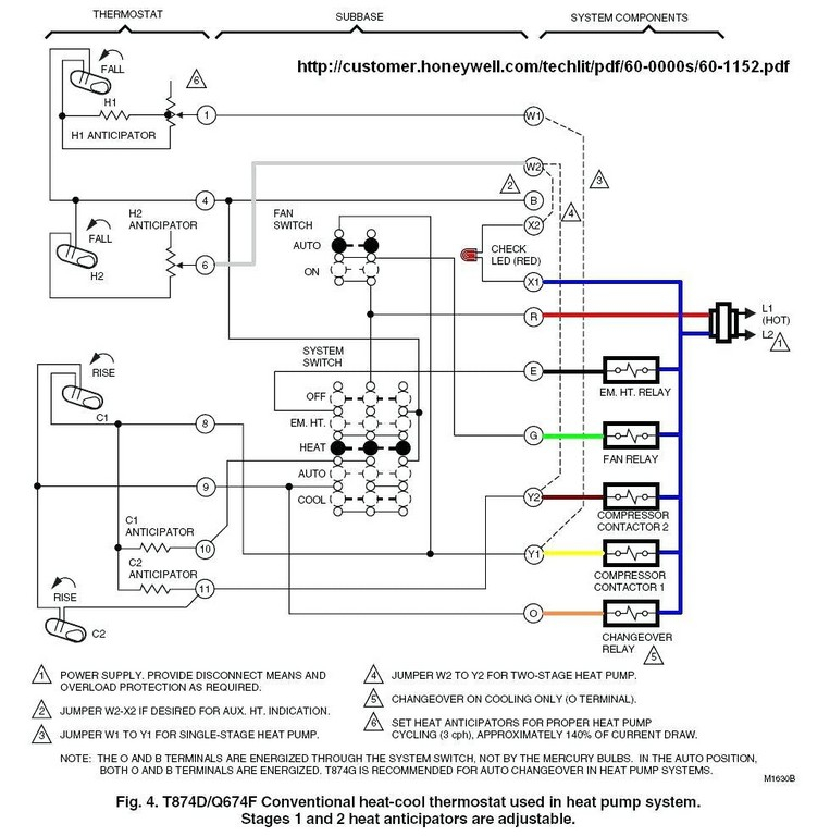 Honeywell thermostat Wiring Diagram 3 Wire Sample | Wiring Diagram Sample