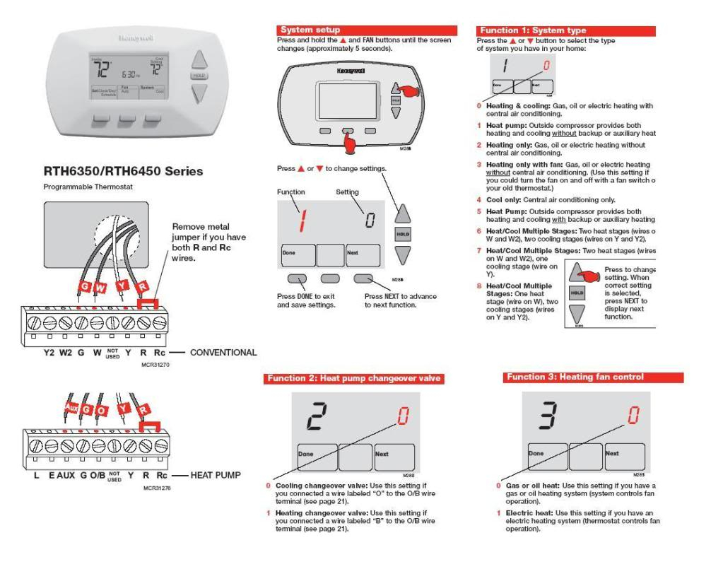 Honeywell Thermostat Wiring Diagram 3 Wire Sample