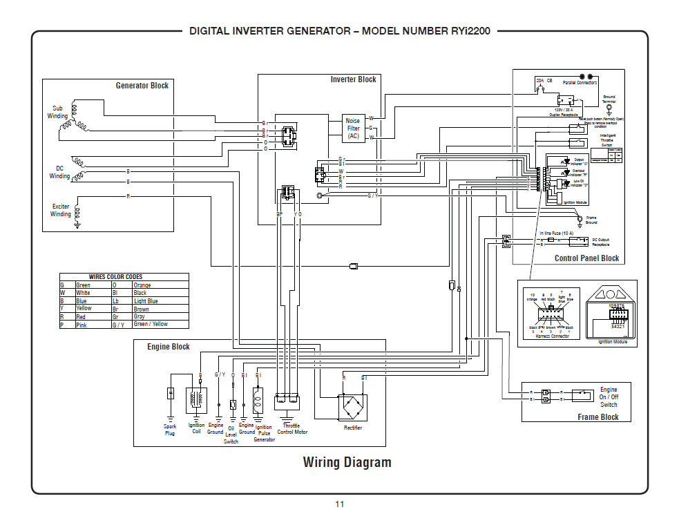 Generator Exciter Wiring Diagram