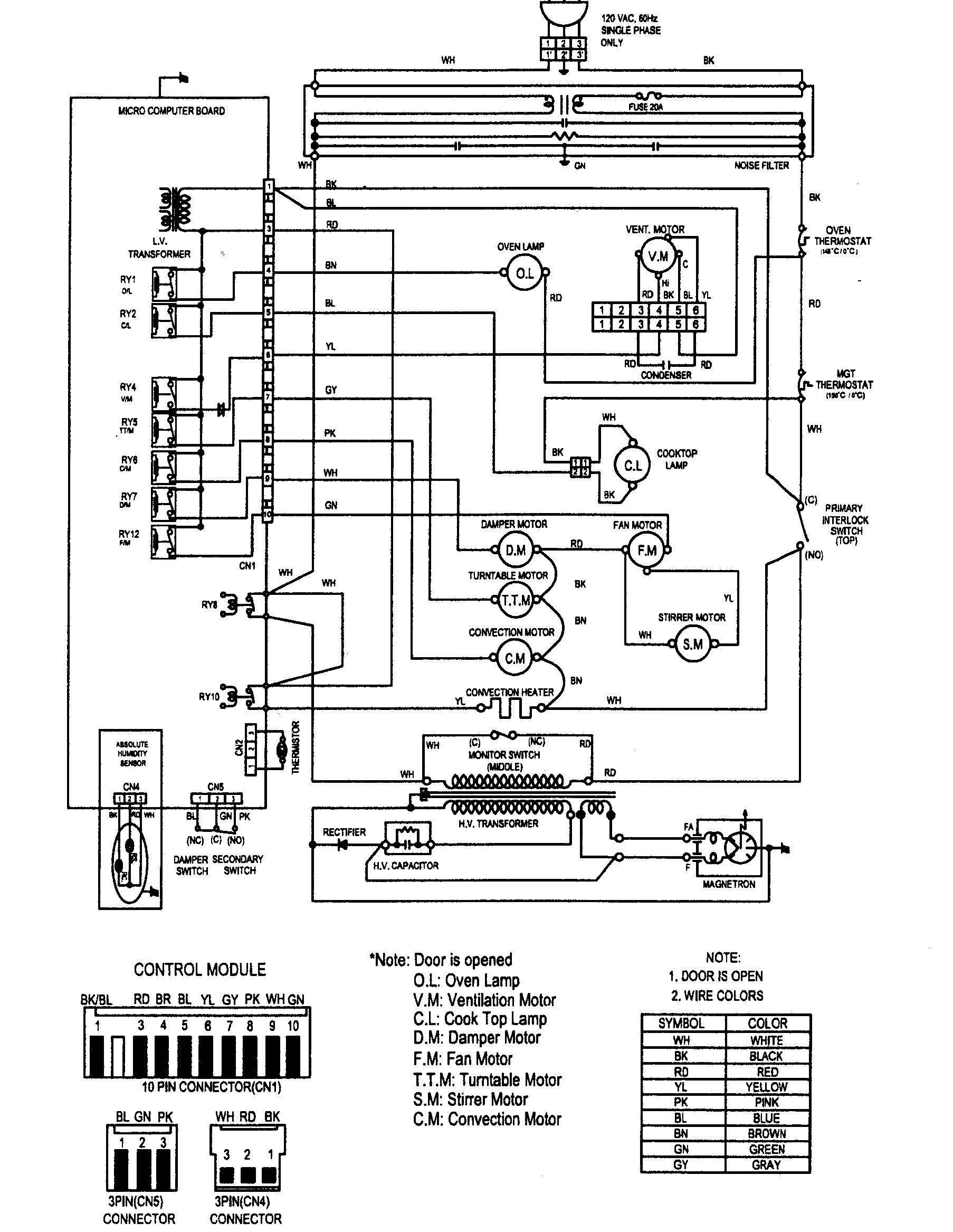 kenmore electric range wiring diagram Collection-Kenmore Wiring Diagram 6-h